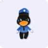 Cute Officer Duckman Animal Hospital Plush