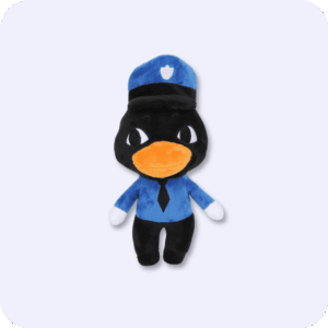 Cute Officer Duckman Animal Hospital Plush